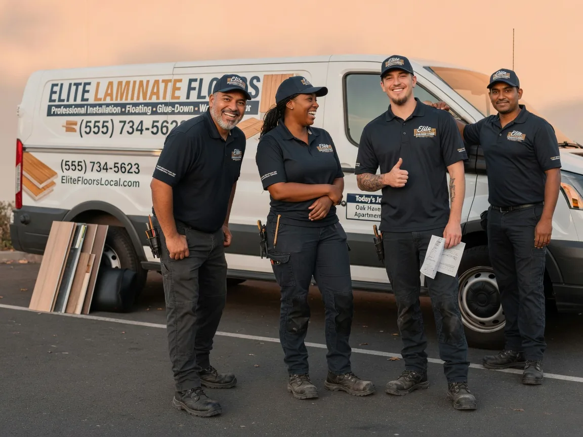 Laminate flooring installation company in Hanna, OK